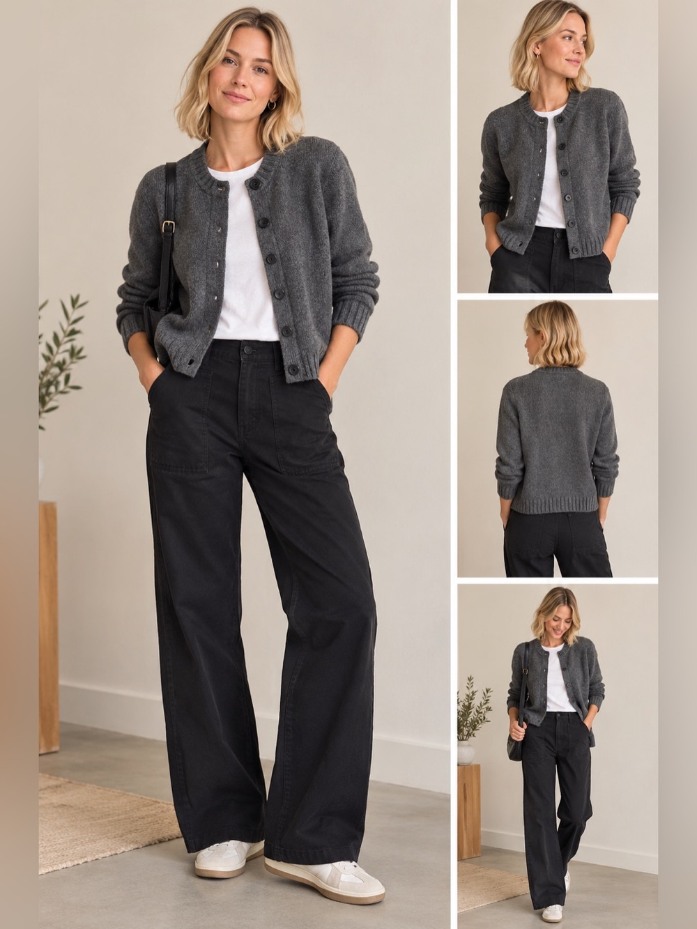 Steve Madden Woman’s Black Cargo Pants
27 inch waist